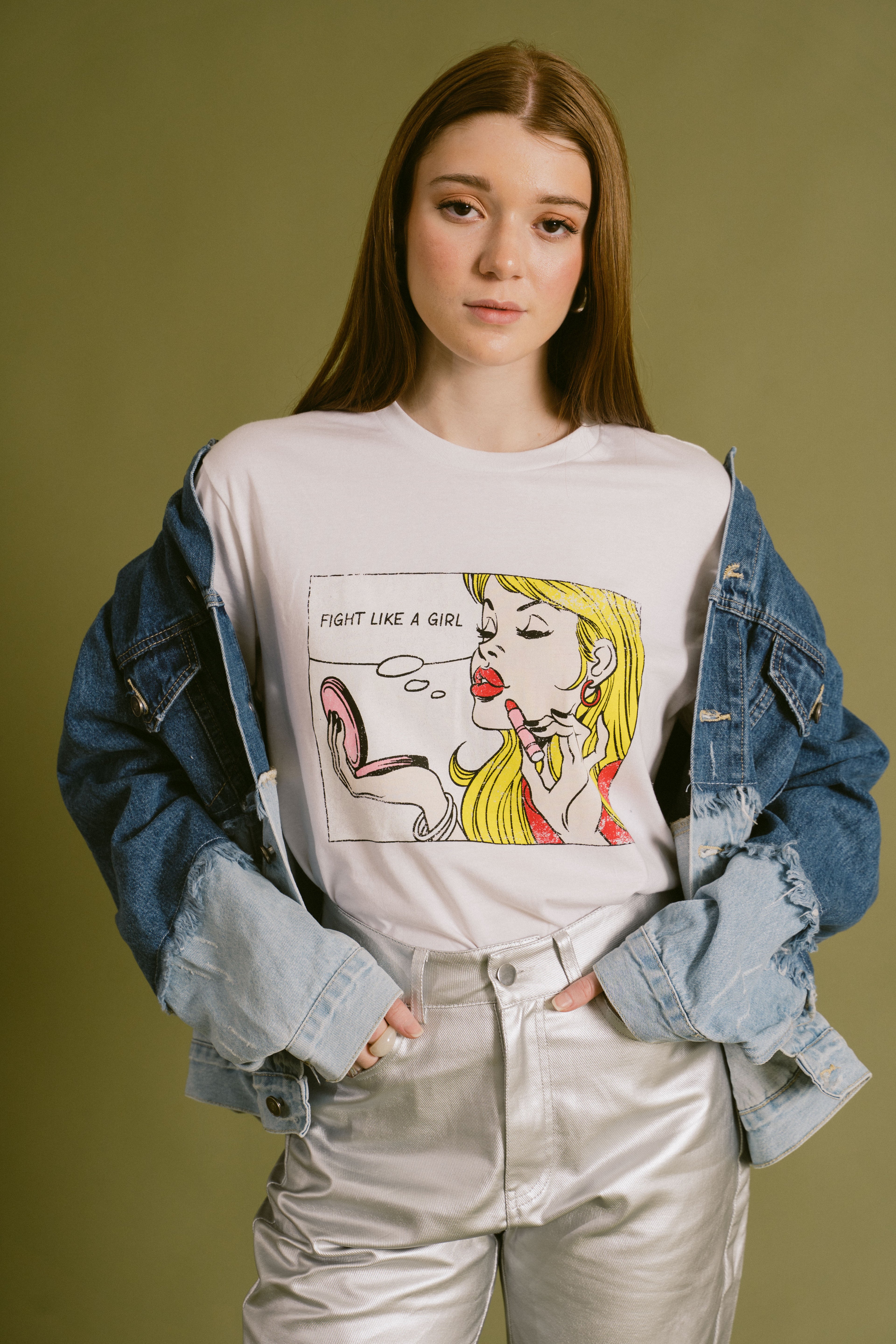 fight like a girl tee