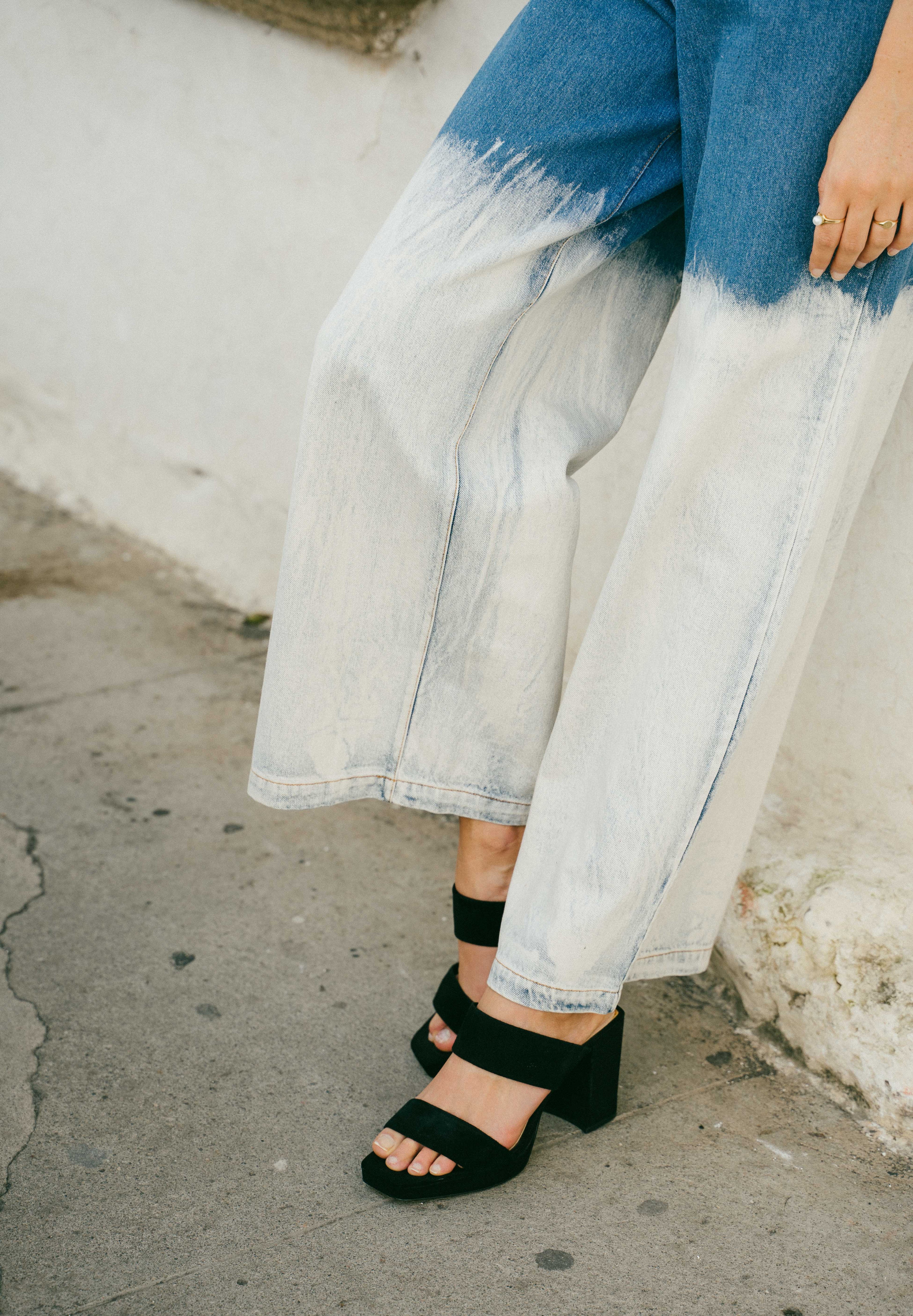 faded denim
