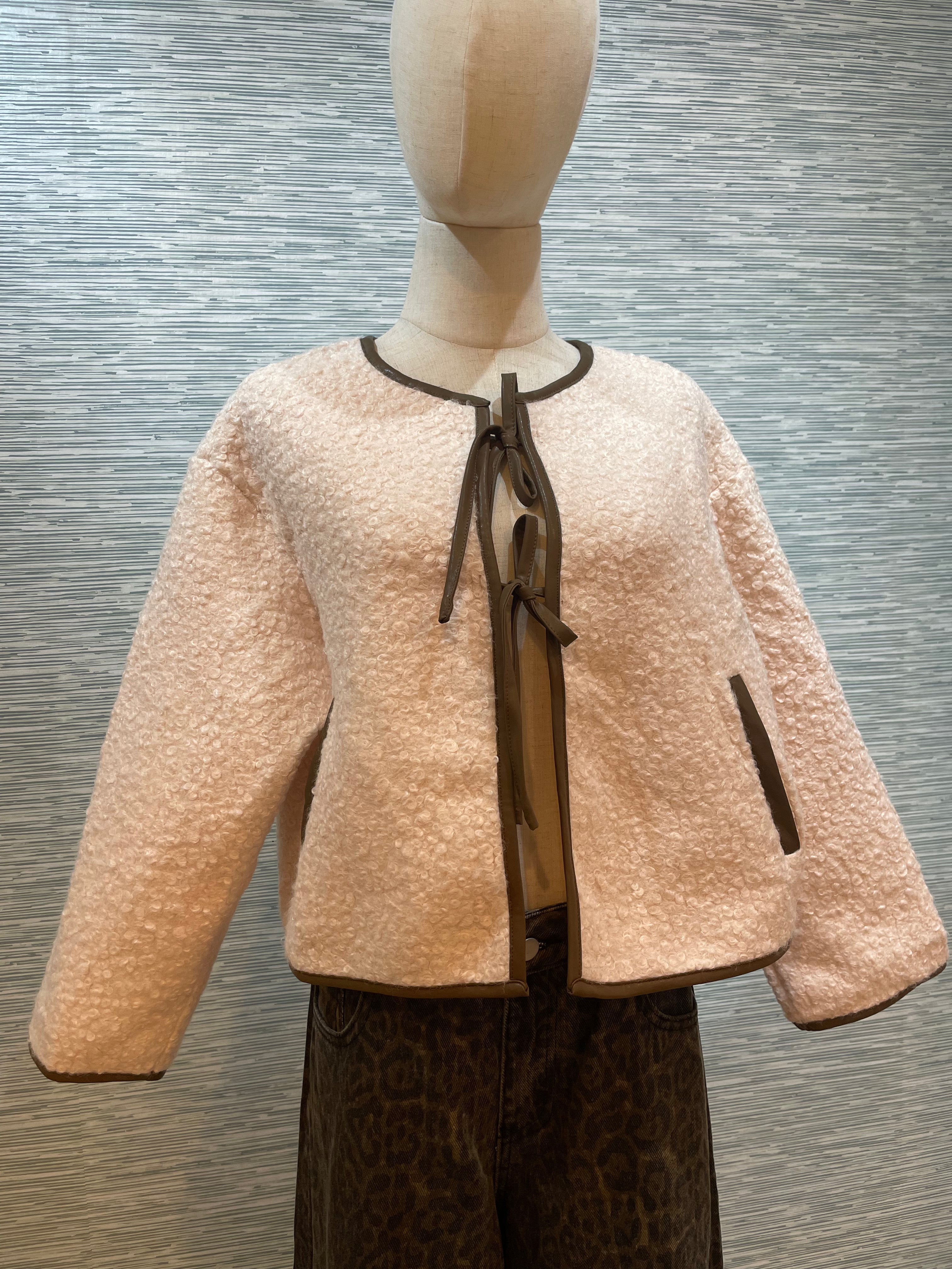 sherpa tied jacket