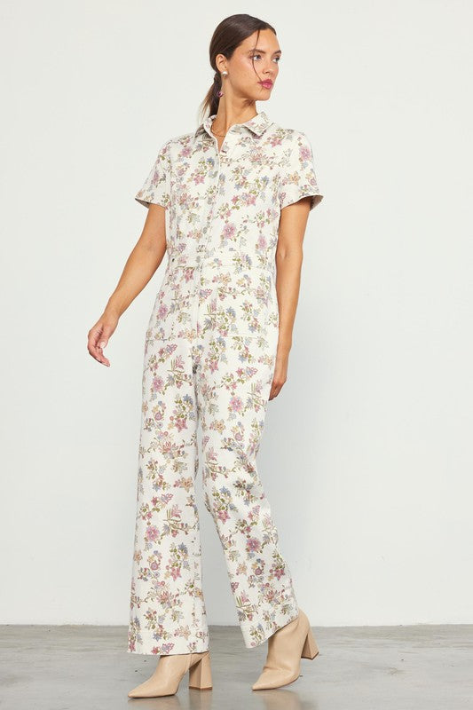 floral print jumpsuit