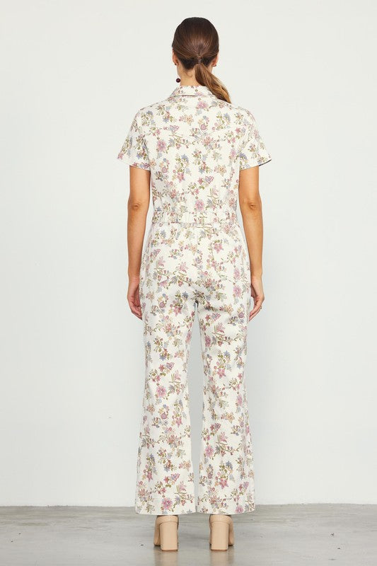 floral print jumpsuit