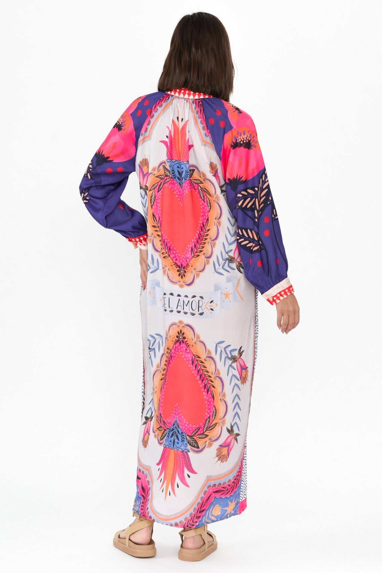 El amor silk dress