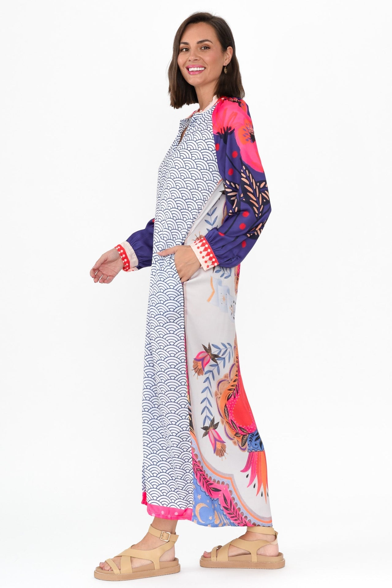El amor silk dress