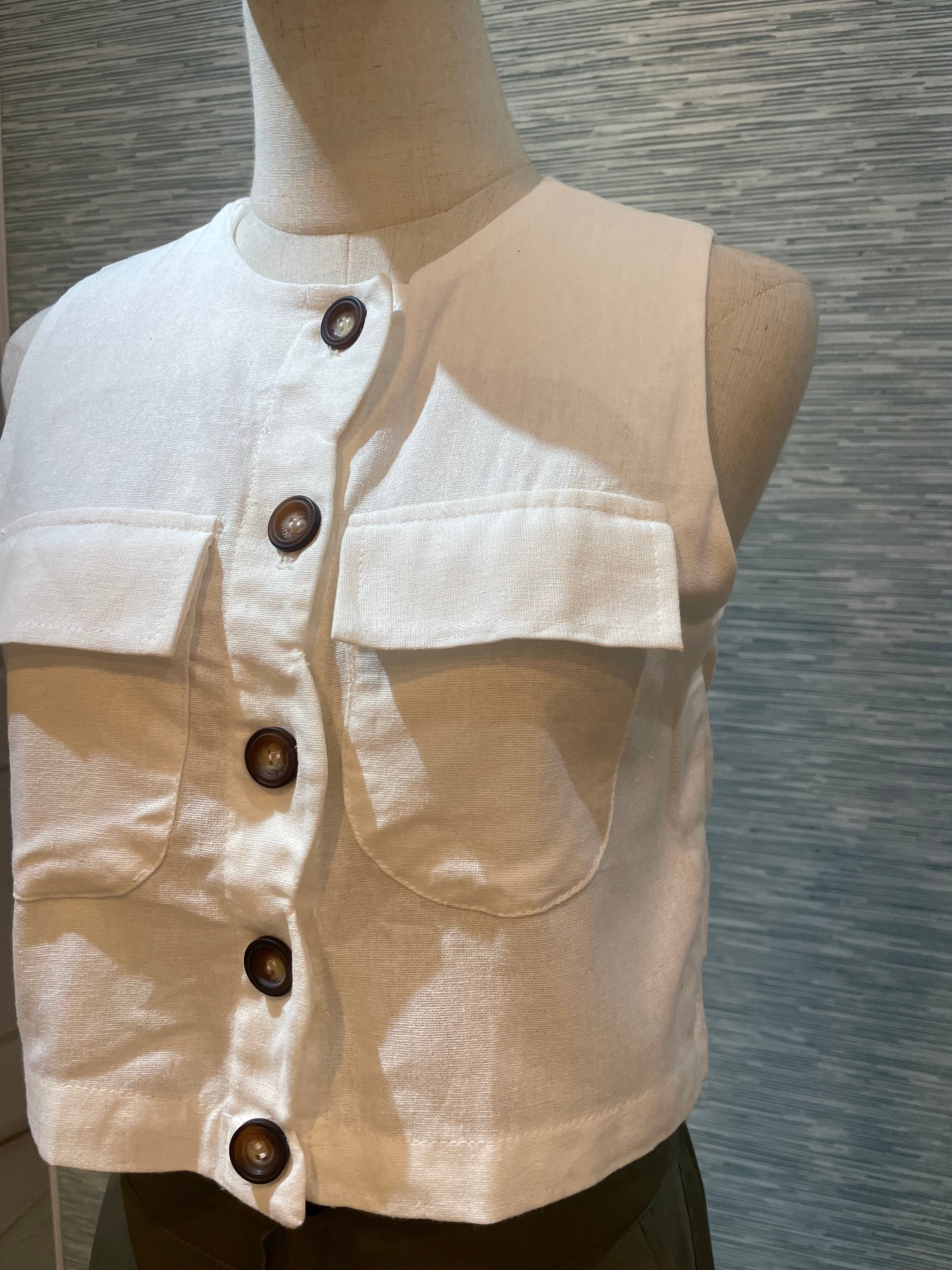 linen vest