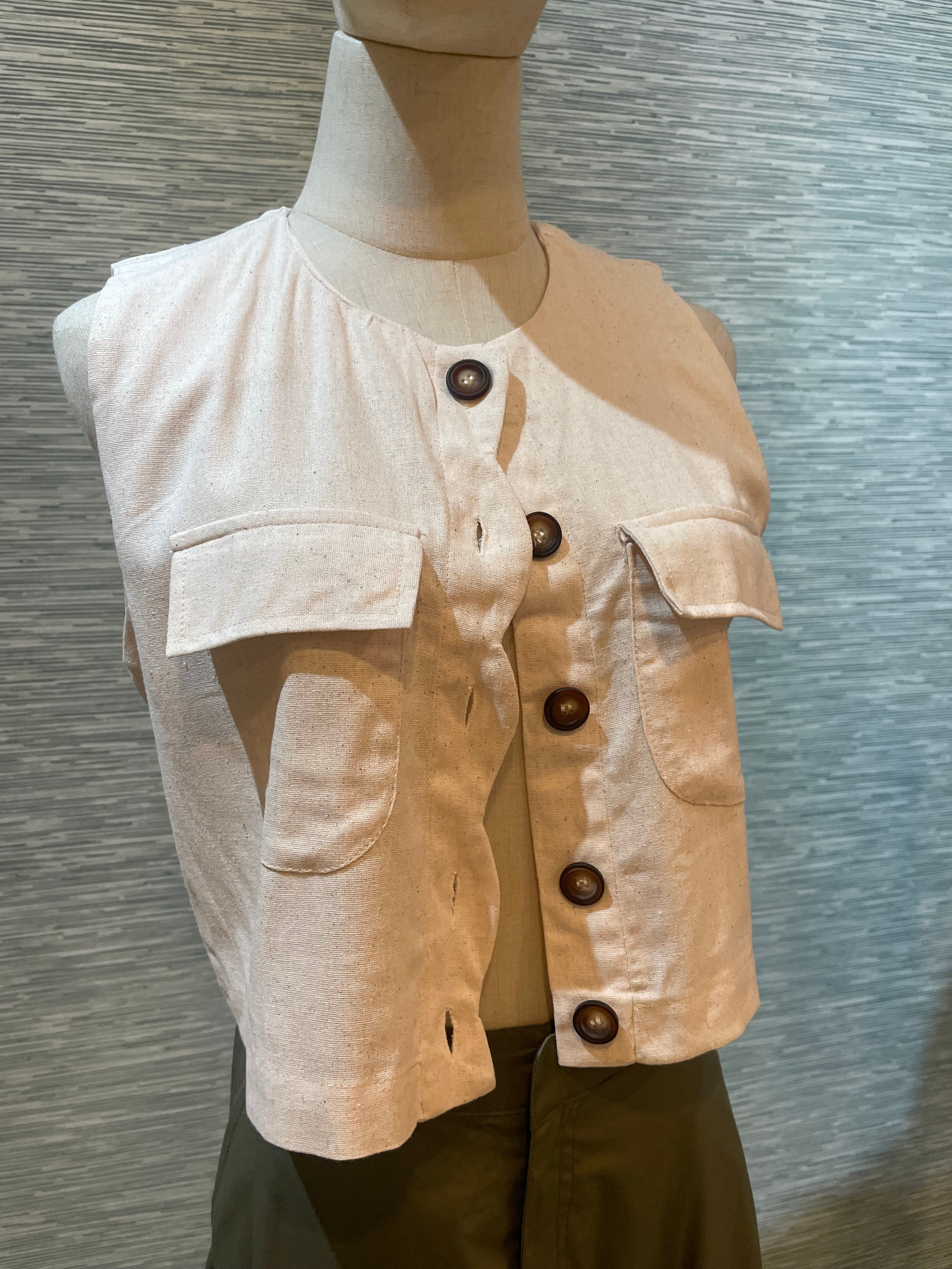 linen vest