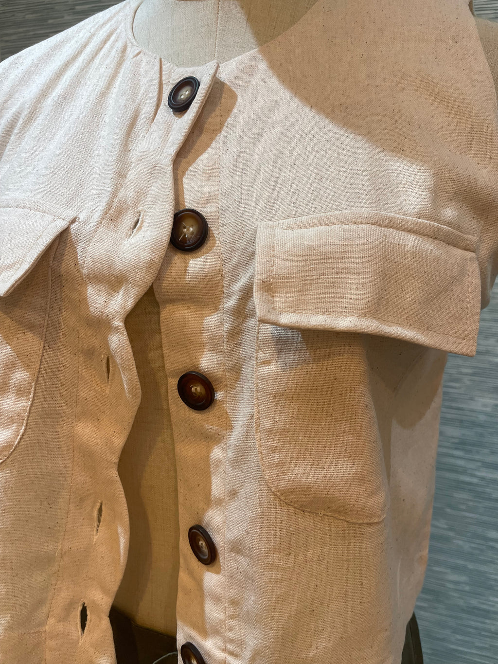 linen vest