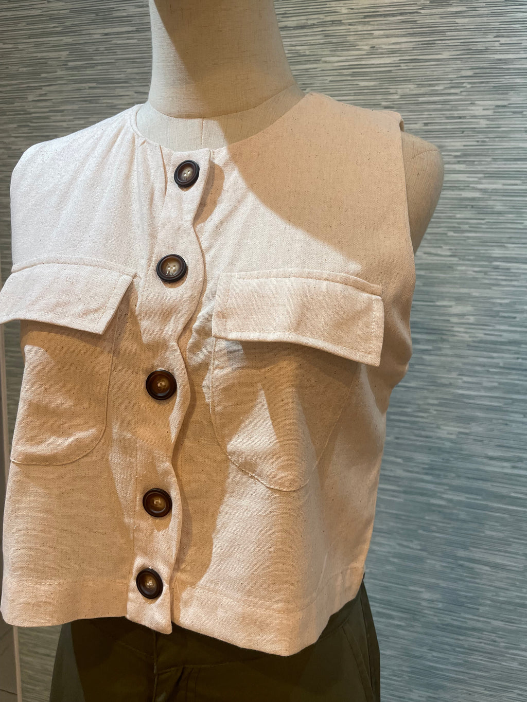 linen vest