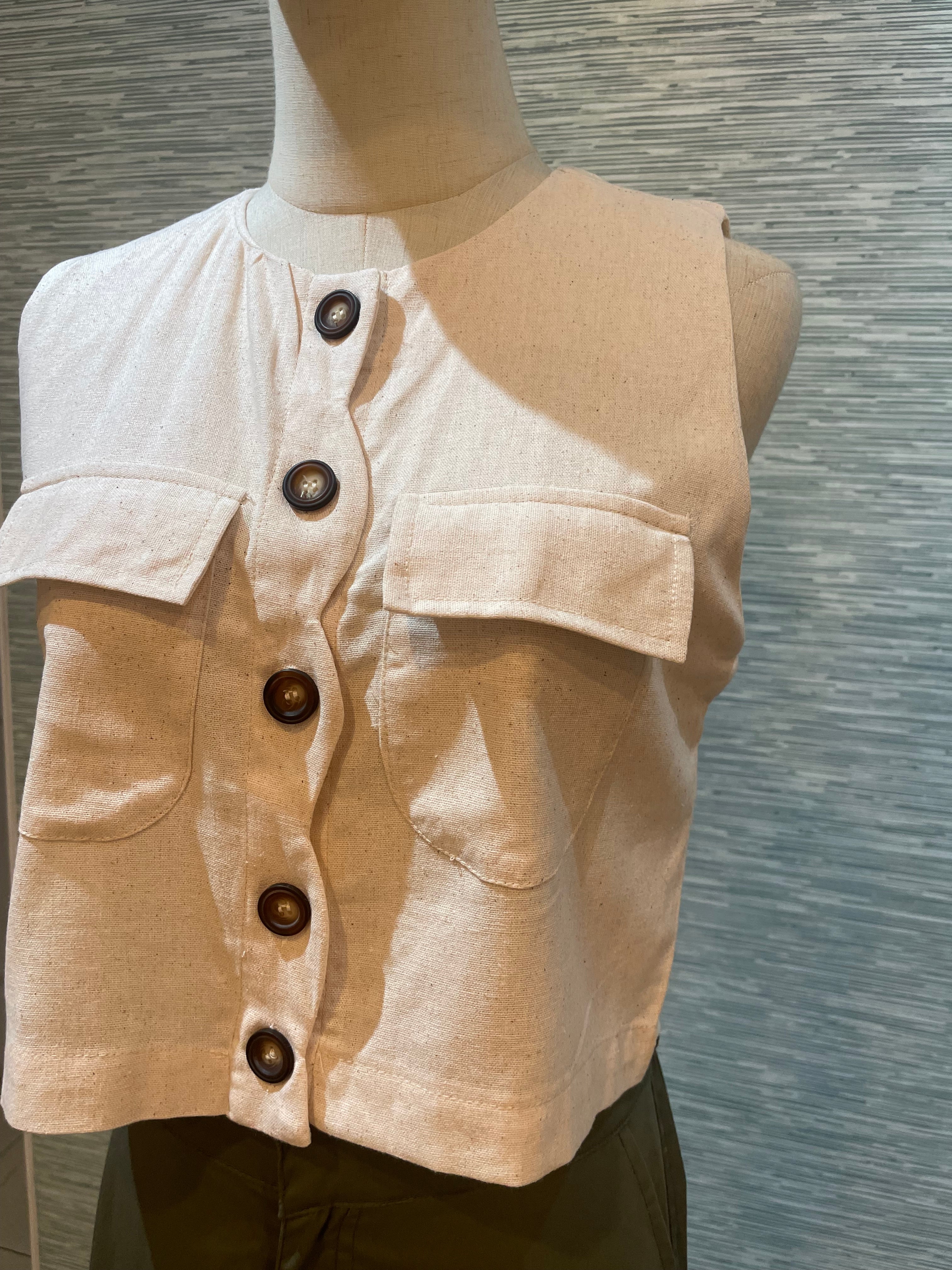 linen vest