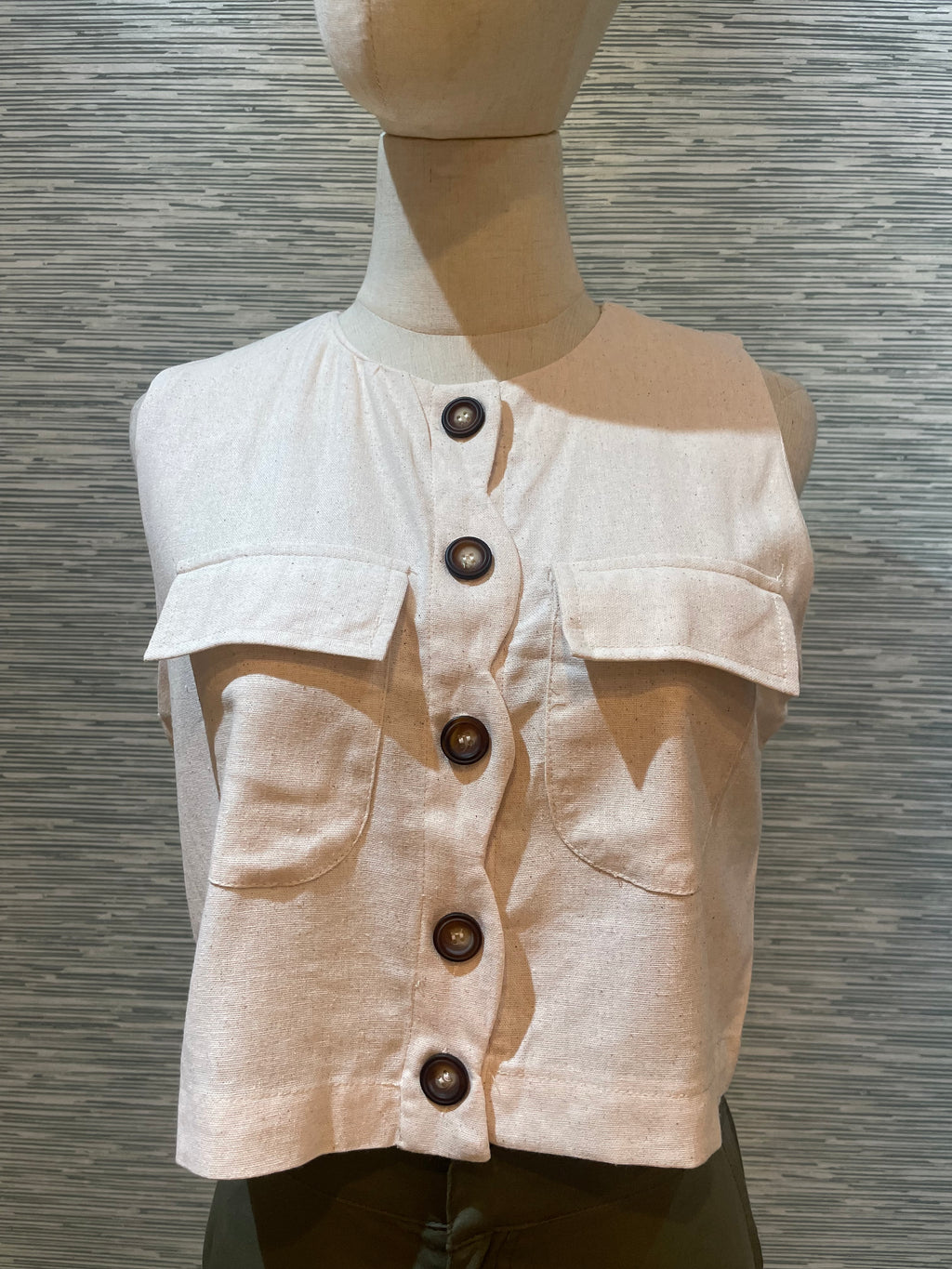linen vest