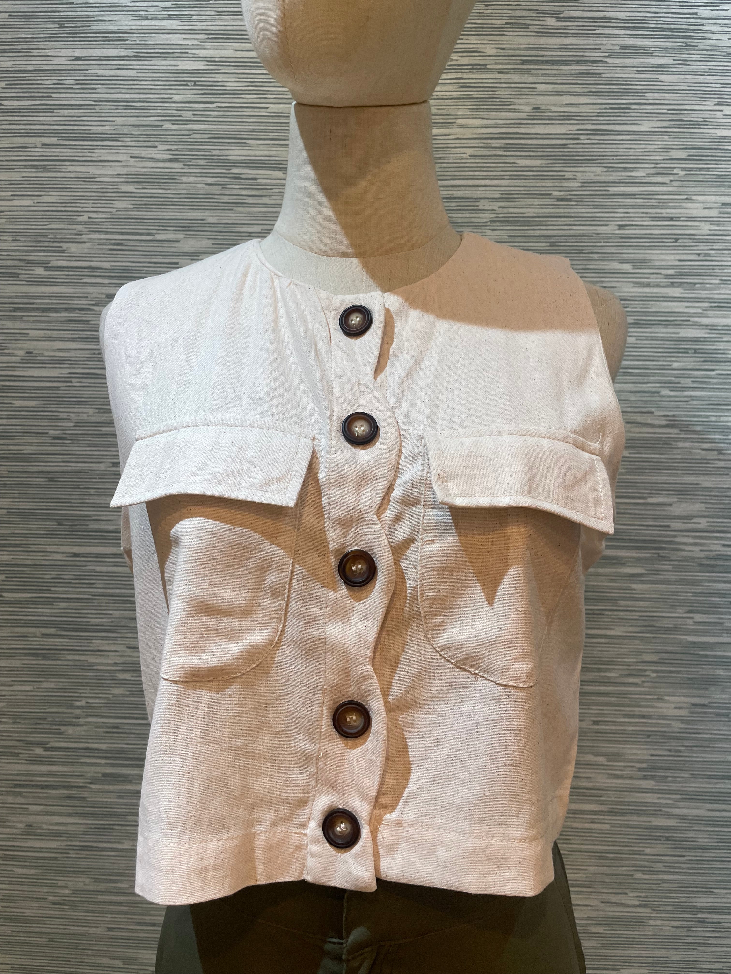 linen vest