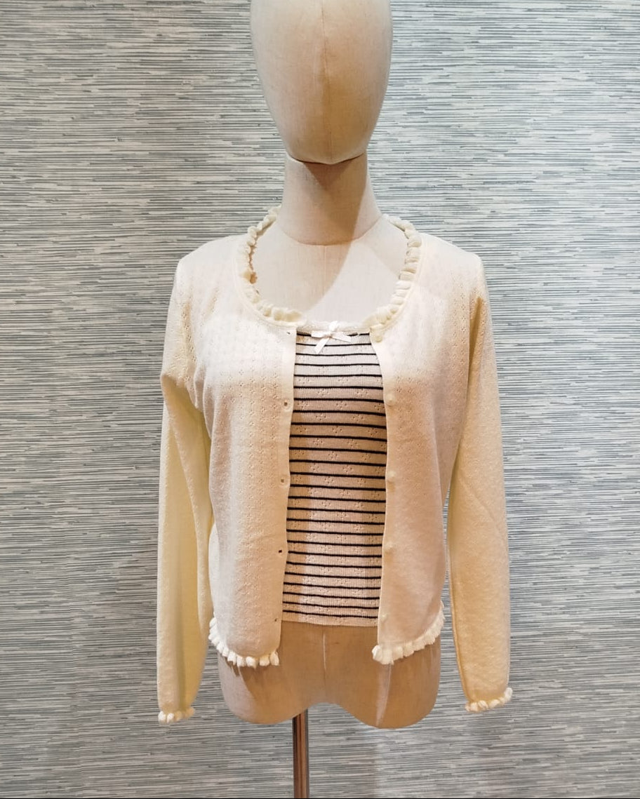 second skin cardigan cami set