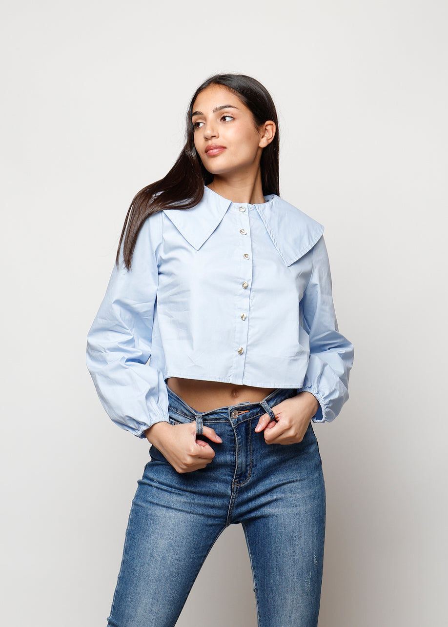 golden button button down