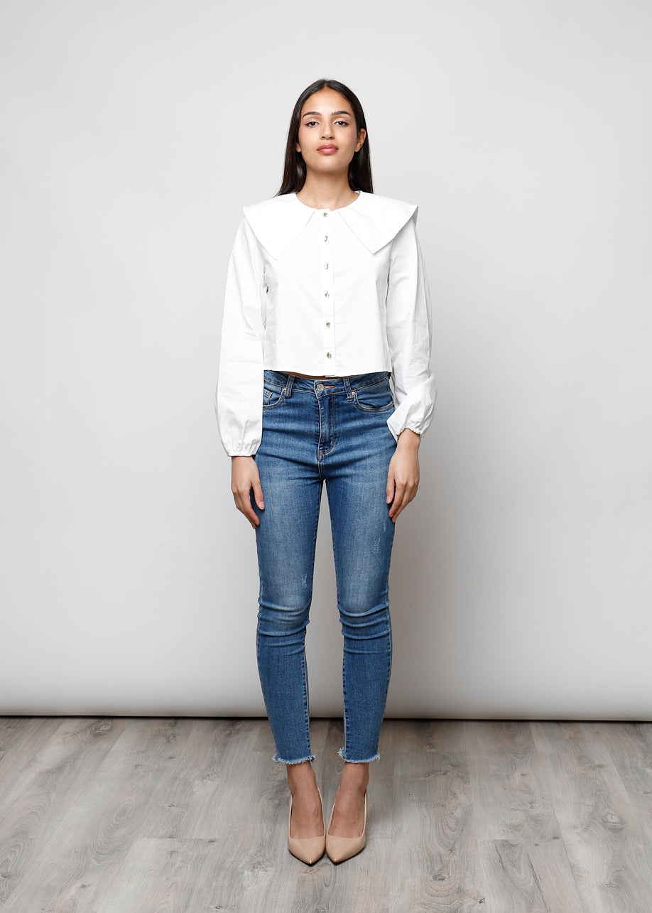 golden button button down