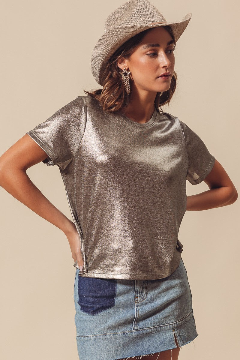 silver lining tee