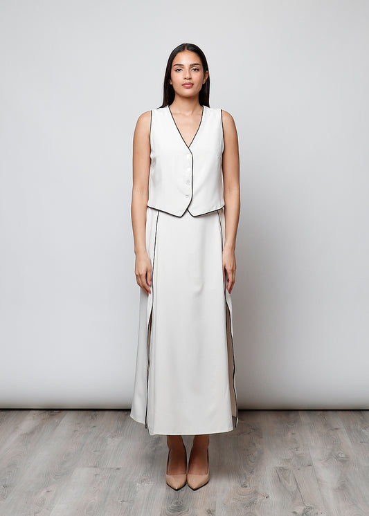 silk line vest set