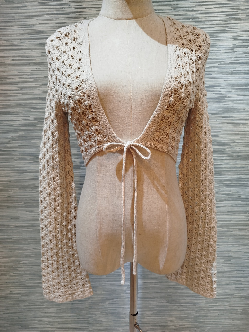 crochet knot sweater