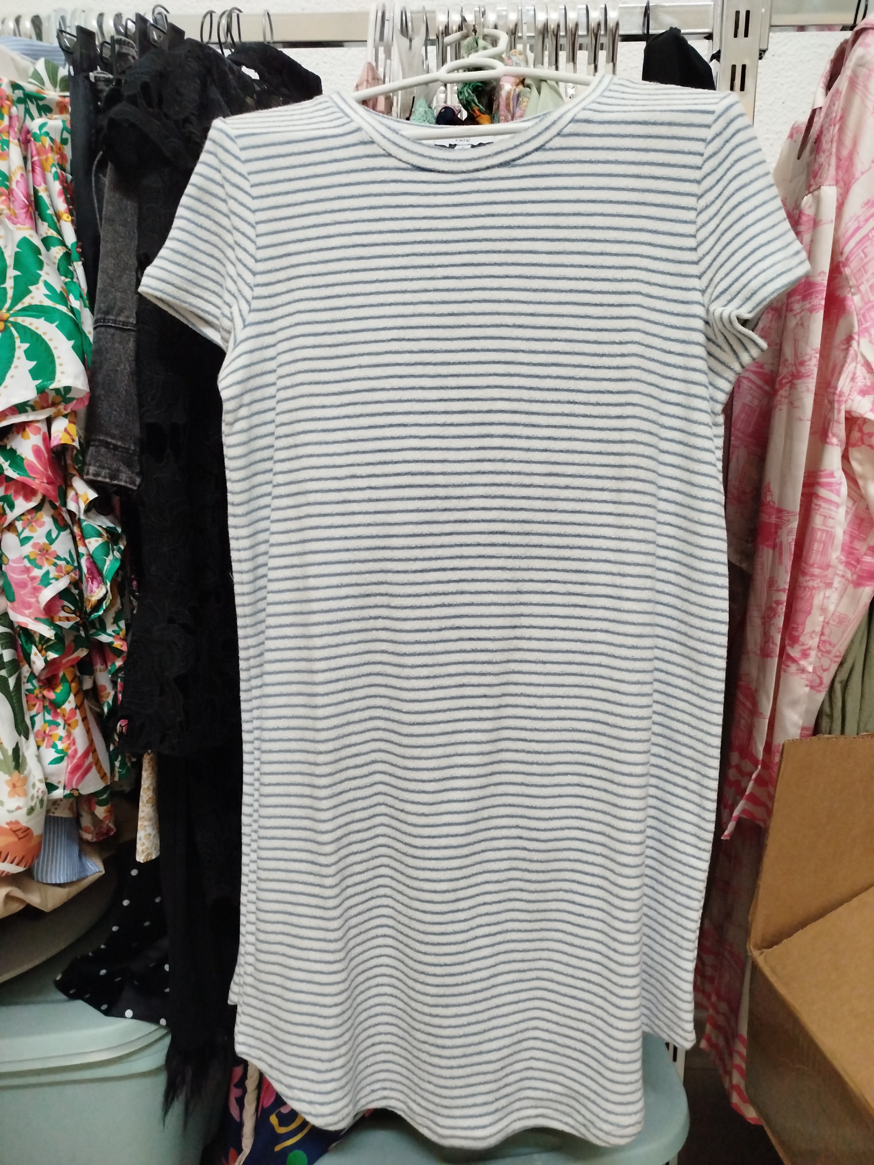 terry stripped dress