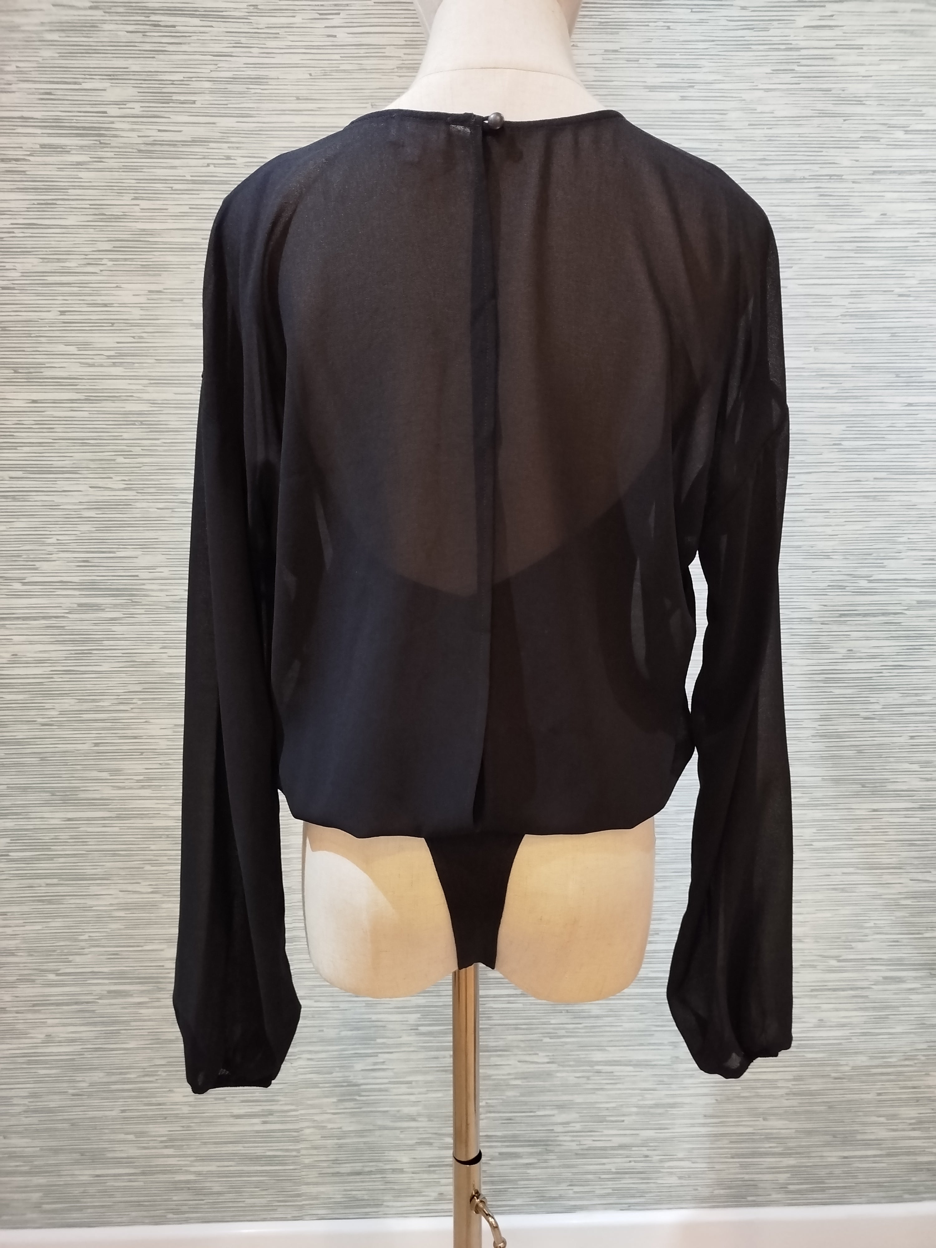 black layered bodysuit