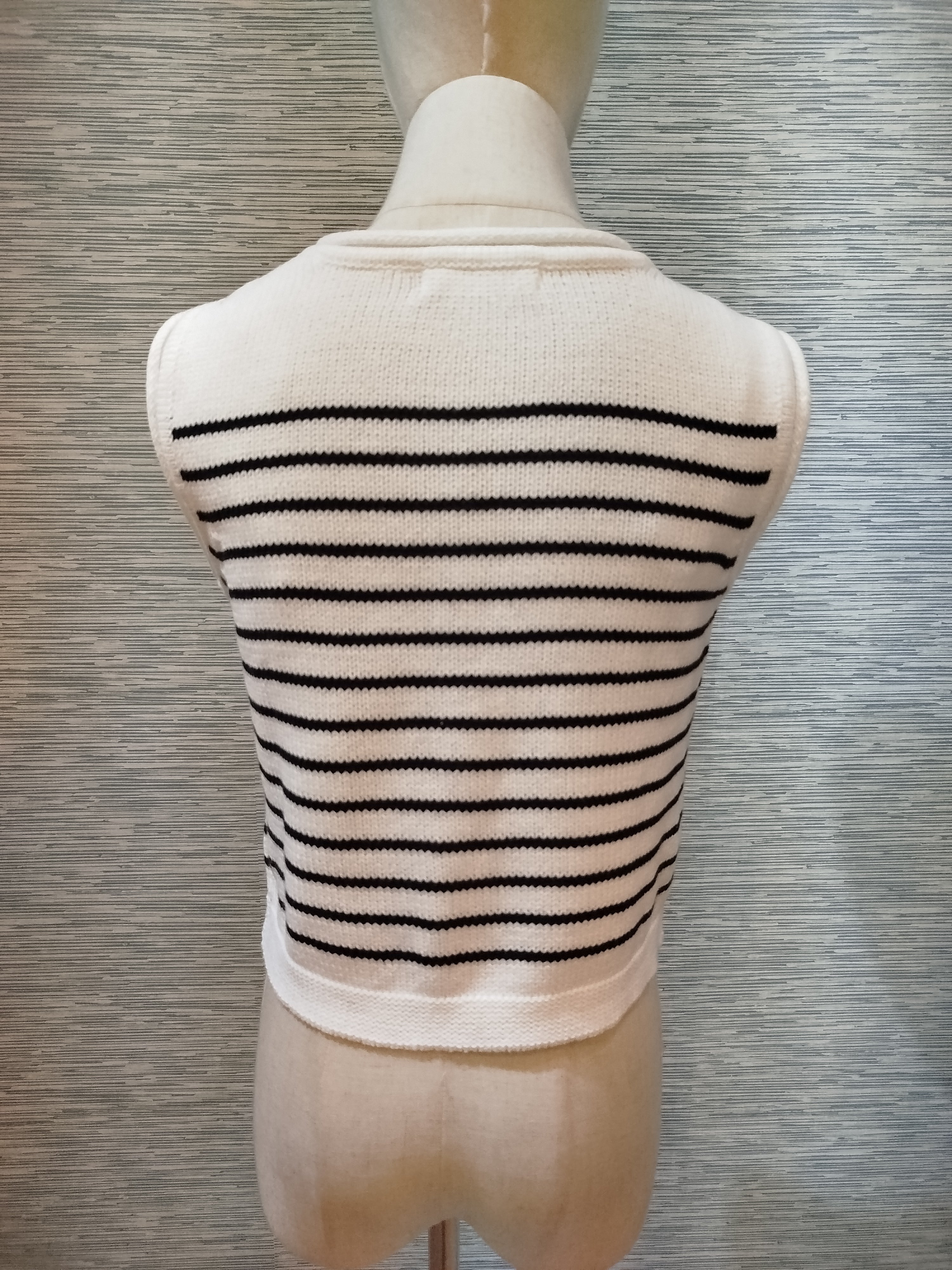 knitted stripped top